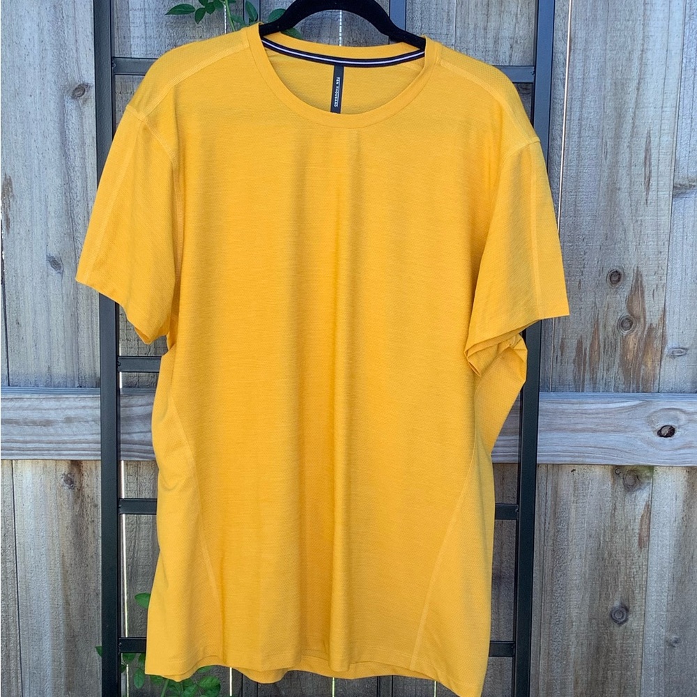 Ten Thousand Yellow Short Sleeve Crew Neck Tee